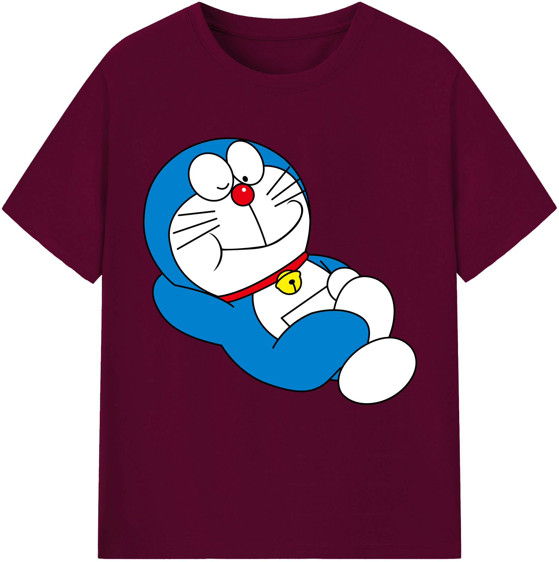 （画像用） ドラえもん Doraemon レディースカジュアルプリントTシャツ（綿100％）